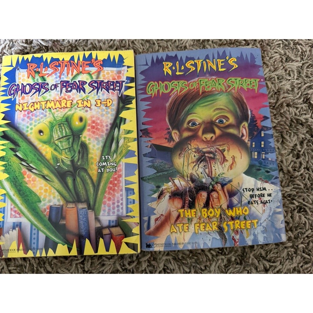 Lot of 2 Vintage 90s Ghosts of Fear Street Books #4 & #11 R L Stine Paperback